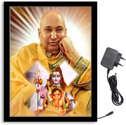 NOKKES Jai Guru Ji Bade Guru ji Sawroop Guru Ji Light Photo Frame 8X10 inch Led Light photo Frame With Light Adaptor Led Light Photo Frame Black Color Photo Frame_AQW238 NOKKES Jai Guru Ji Bade Guru ji Sawroop Guru Ji Light Photo Frame 8X10 inch Led Light photo Frame With Light Adaptor Led Light Photo Frame Black Color Photo Frame_AQW238