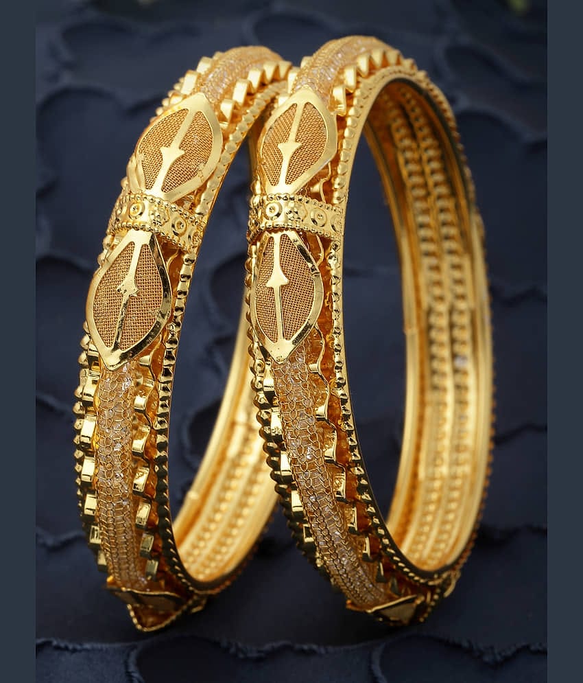 Sukkhi Gold Bangle Set ( Pack of 2 )