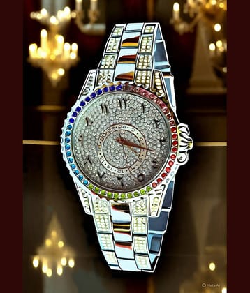 Renaissance Traders Silver Metal Analog Men's Watch