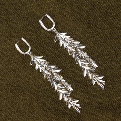 Sparkling Vine Long Earrings