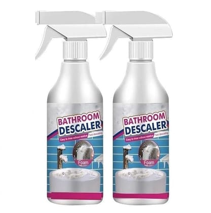 Bathroom Descaler Spray Foam | Hard Water Stain Remover for Tap, Sink, Tiles, Shower | Limescale Cleaner for Bathroom Fixtures | Easy Rinse | 250ml