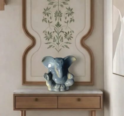 Stoneware Ganesha 11.5 Cm X 11.5 Cm 