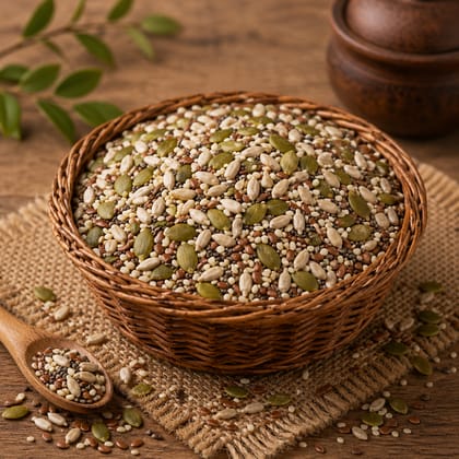 Nutrient-Dense Mixed Seeds Superfood Blend (250g) | Rich in Protein & Healthy Fats | Healthy Snacking & Smoothies Nutrient-Dense Mixed Seeds Superfood Blend (250g) | Rich in Protein & Healthy Fats | Healthy Snacking & Smoothies