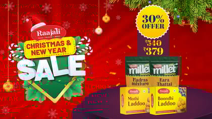 RAAJALI SAVOURIES & SWEETS CHRISTMAS COMBO