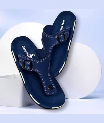Cozy Wear Blue Men's Daily Slipper