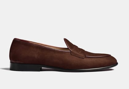 ARNO | Brown Suede With Grand Penny (SALE)-UK 10