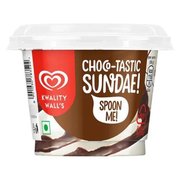 Kwality Wall's Chocolate Sundae Ice Cream 100 Ml