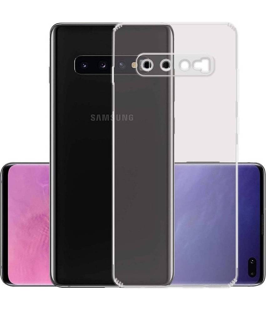 VAKIBO Plain Cases Compatible For Rubber Samsung Galaxy S10 ( Pack of 1 )