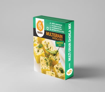 Shara Multigrain Dhokla Mix (200g) | Protein-Rich Moong Dal Blend | Healthy Instant Breakfast Mix