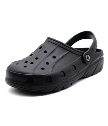 Red Tape - Black Mens Clogs - None