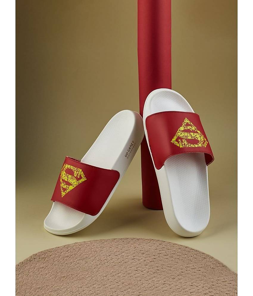 Campus Red Men's Slide Flip Flop