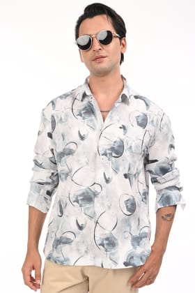 Light Green Drop Shoulder Casual Shirt-S
