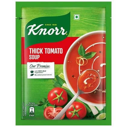 Knorr Thick Tomato Soup - 100% Real Vegetables, No Added Preservatives, 51 g