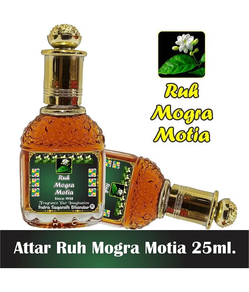 INDRA SUGANDH BHANDAR - Ruh Mogra Motia Attar For Men & Women 25ml Pack Of 1