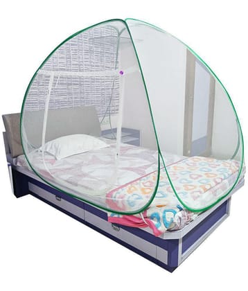 Silver Shine - Multi Cotton Foldable Mosquito Net ( Pack of 1 ) - Multi