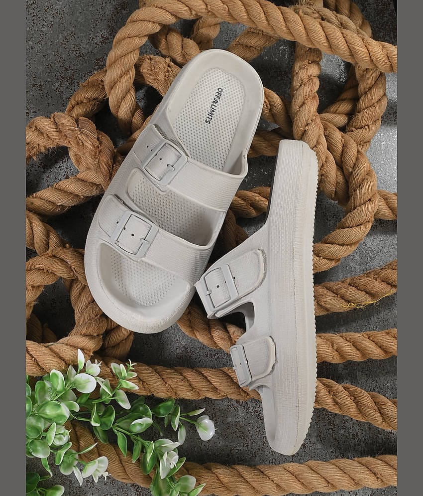 OFF LIMITS Light Grey Men's Slide Flip Flop