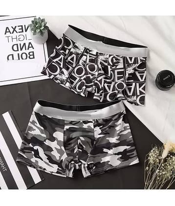 Cavenders Pack of 2 Nylon Trunks For Men's ( Multicolor )