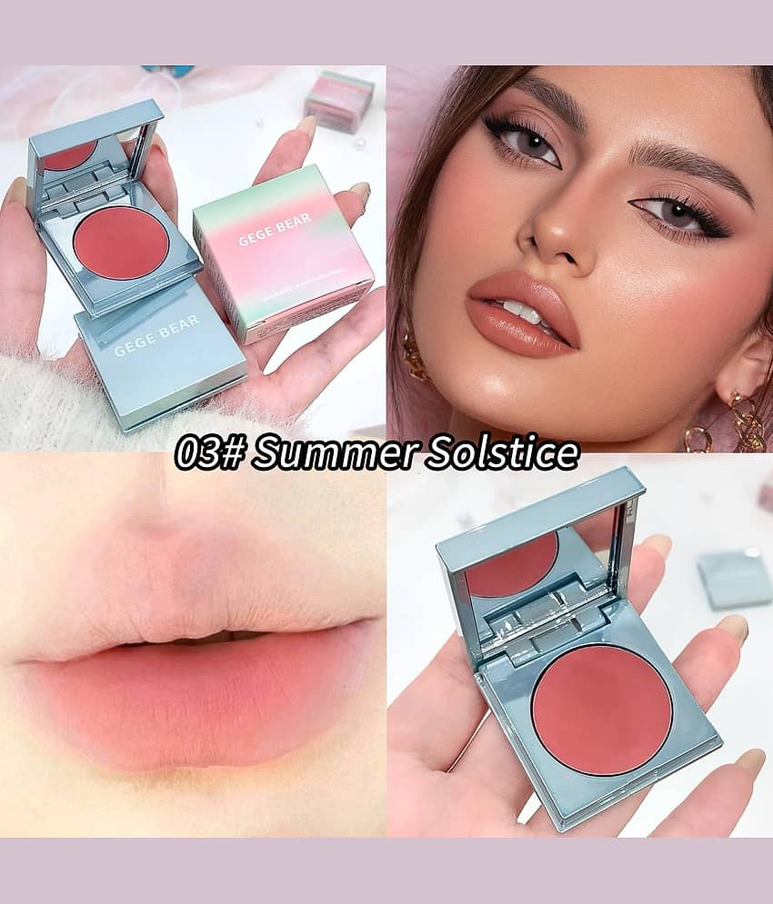 DAIMANPU Pressed Powder Blush Red 2.5 g