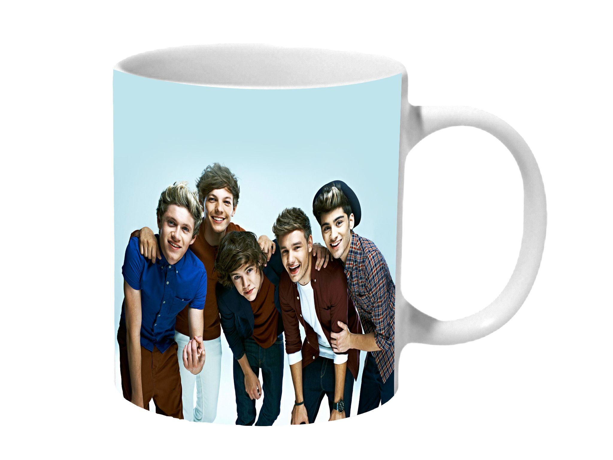 Multicolor One Direction Wallpaper Ceramic Mug