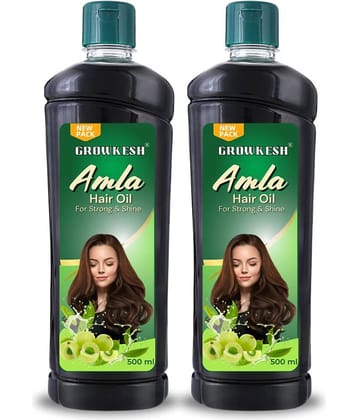 Growkesh Anti Dandruff Amla Oil 1000ml ( Pack of 2 )