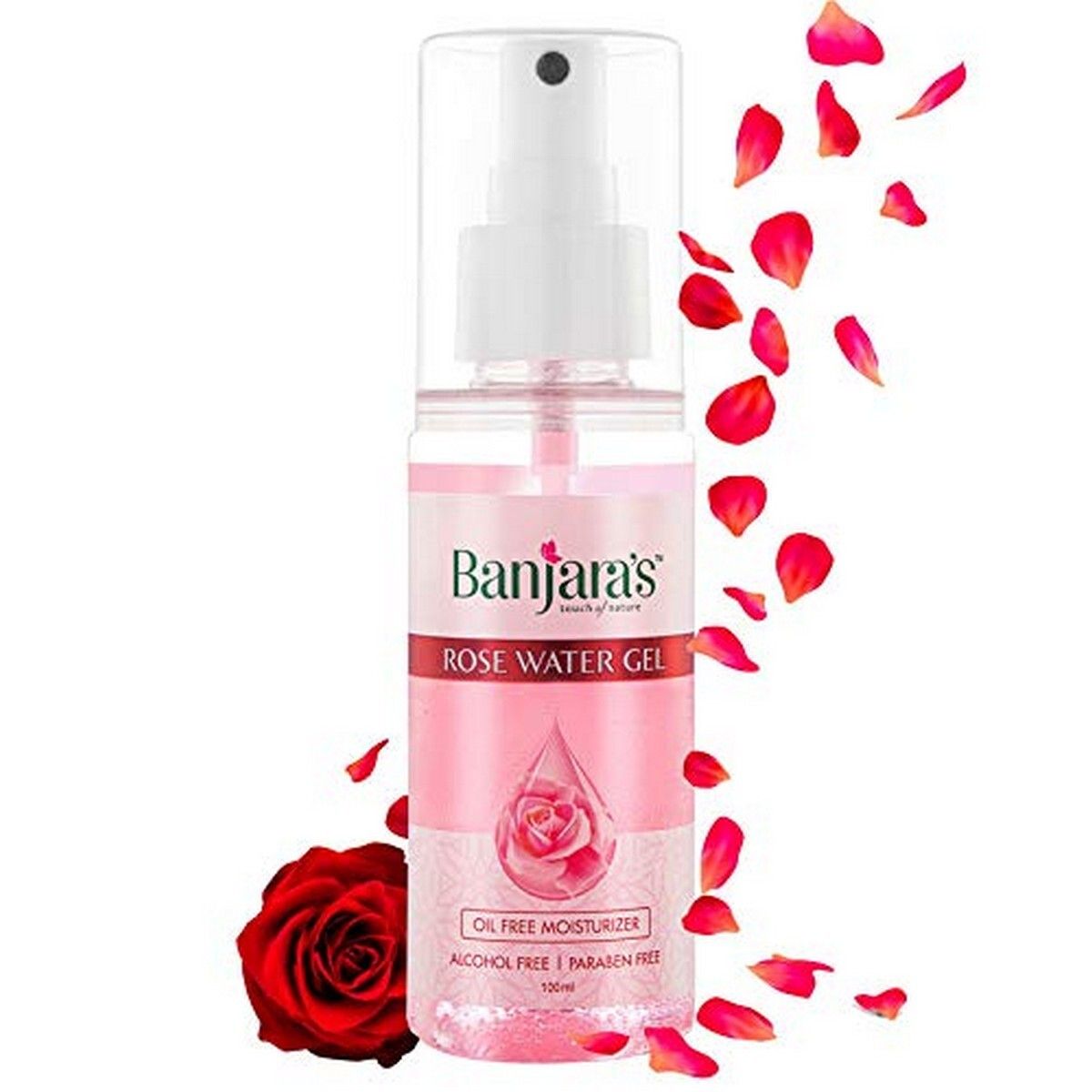 Banjara's Rose Water Gel, 100 Ml