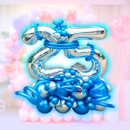 Happy 25th Birthday Balloon Bouquet Happy 25th Birthday Balloon Bouquet