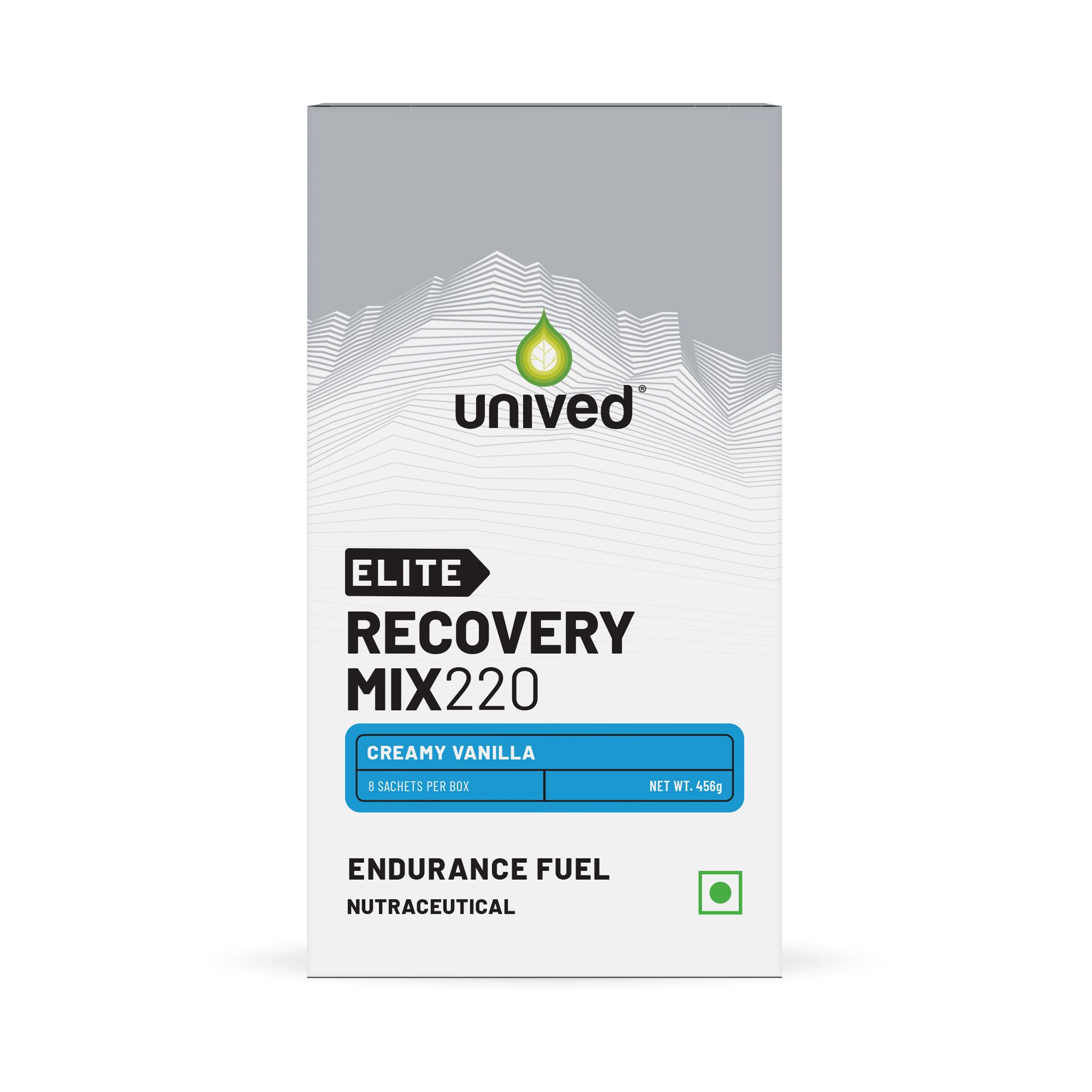 Unived Elite Recovery Mix 220 Creamy Vanilla