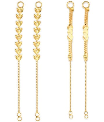 1gram gold Plated Kanchain Ear chain earcuff Ear to Ear Combo for Women & Girls