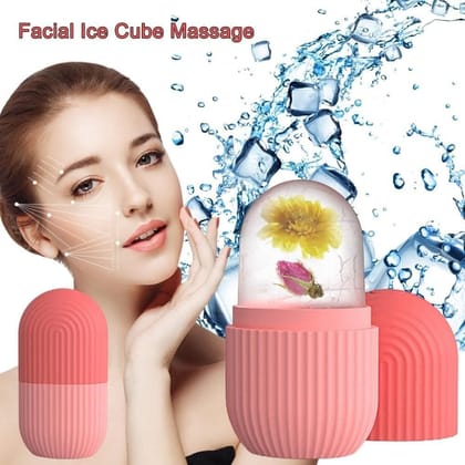 Ice Roller For Face Neck and Body Reusable Glowing and Clear Skin(Multicolor)