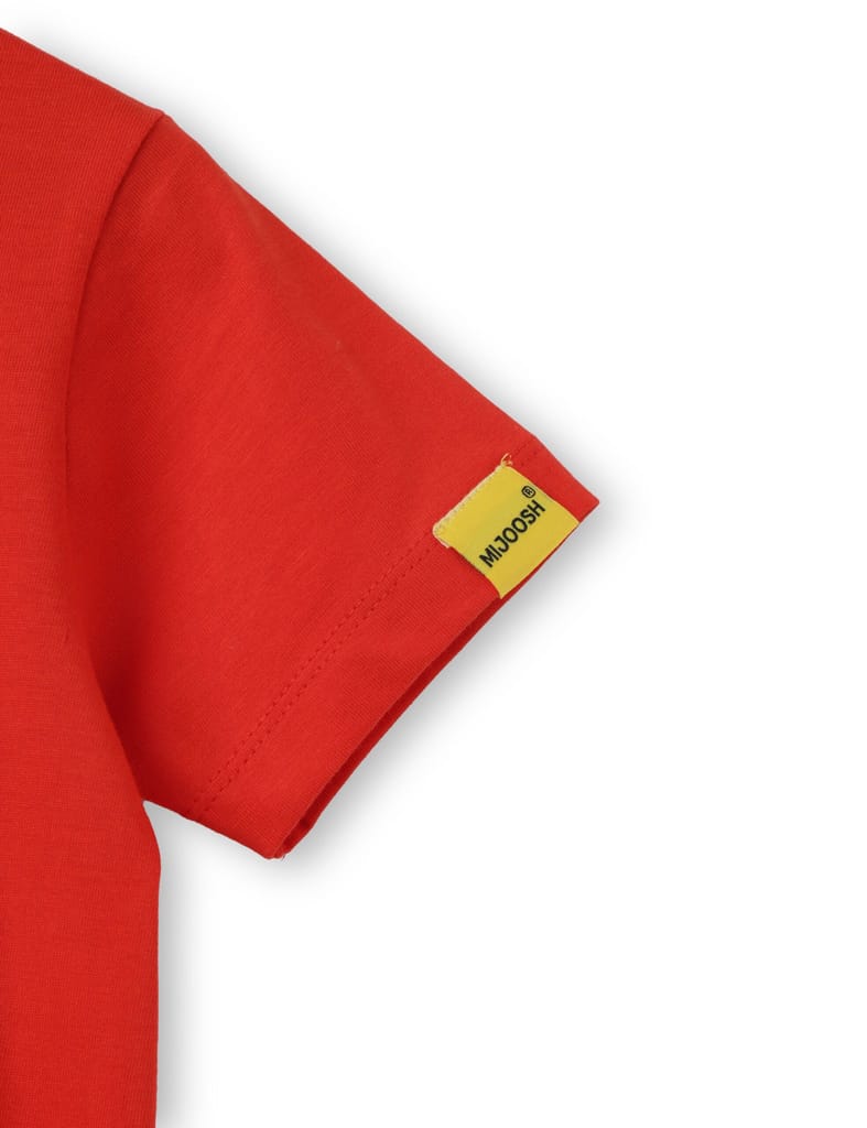 Trendy Kids Boys T shirt Cotton Fiery Red lil Cool Dino 2025 at ShopCircuit | ONDC