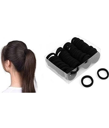 FOK Black Casual Hair Band