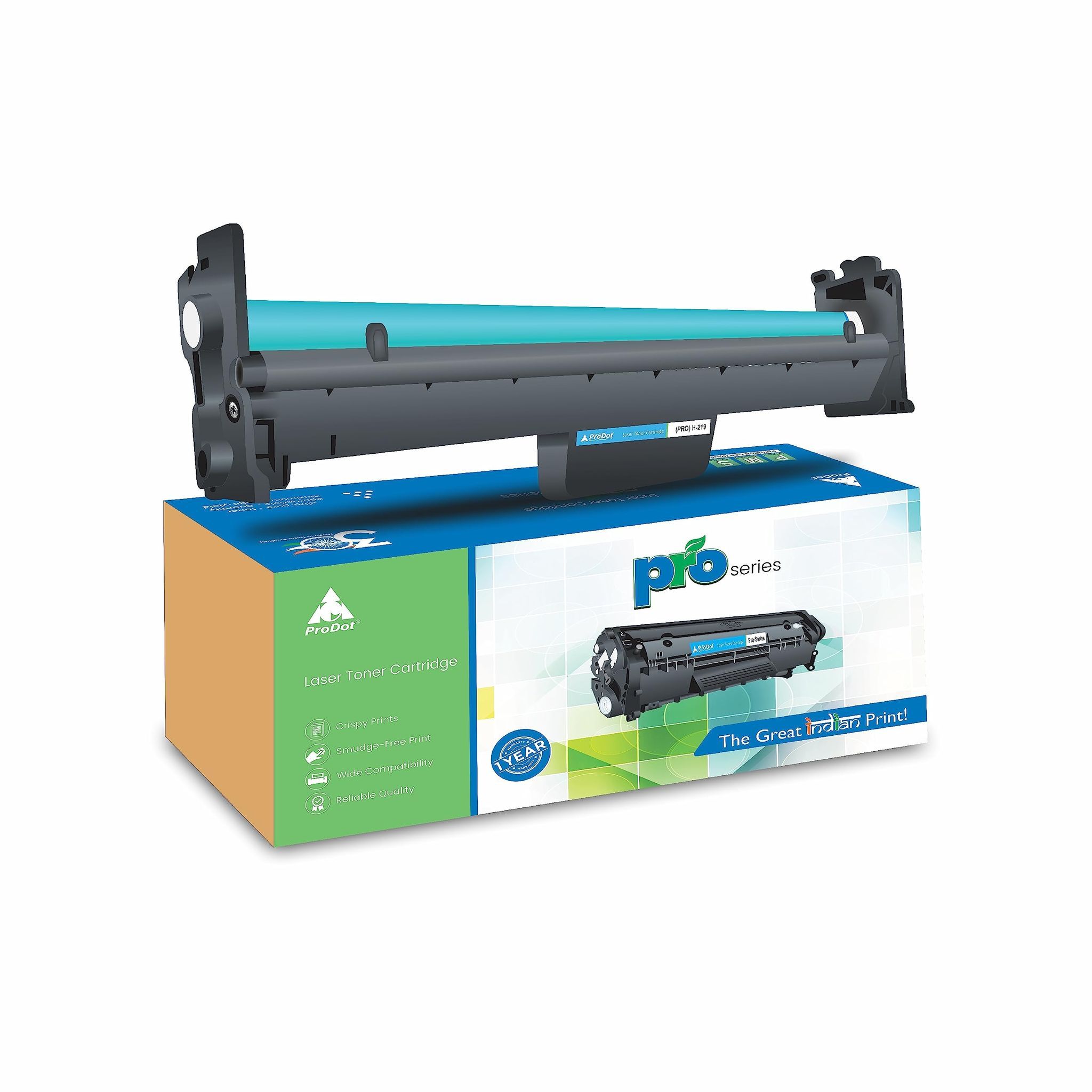 ProDot (PRO H-219 Laser Toner Cartridge for HP CF219A and Canon CRG 049 Compatible with HP Laserjet Pro M102, MFP M132 & Canon Image Class LBP113w, LBP110 Series, i-SENSYS LBP113w, MF113w