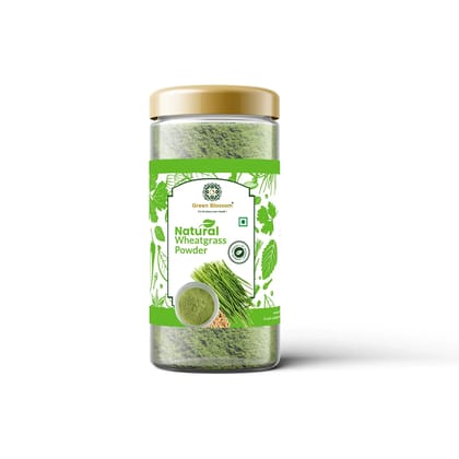 Natural Wheat Grass Powder - 250 gms  by green blossom agritech ventures private limited