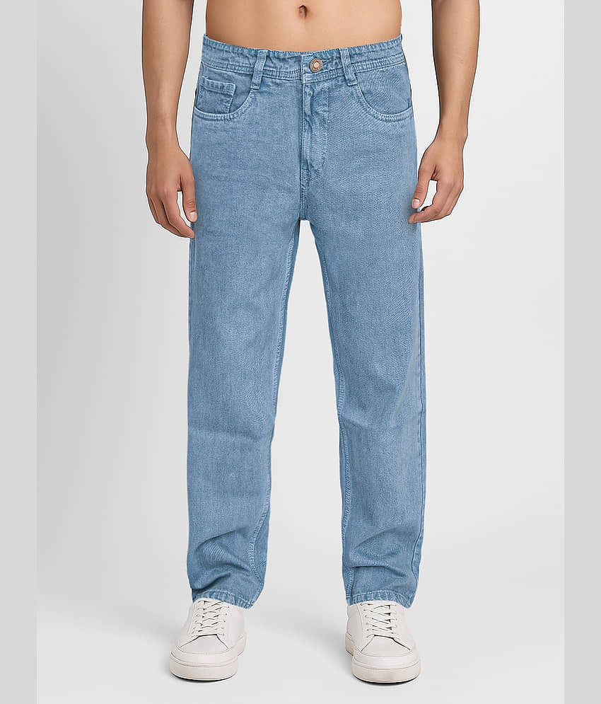 plounge Clean Look Men's Jeans - Blue ( Pack of 1 )