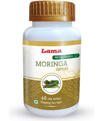 Lama Moringa 60 veg Capsules For Detox(Pack of 1)