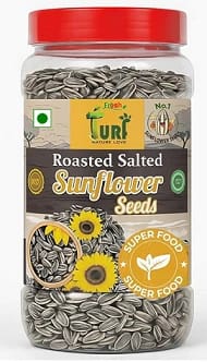 TURF FRESH - Roasted Salted Sunflower Seeds  Superfood Snack 100 G