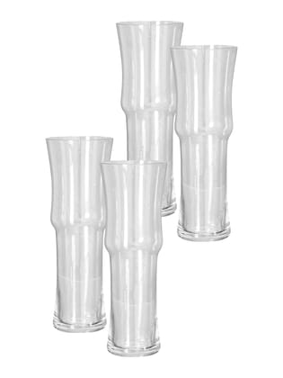 SLIMPOUR CRYSTAL BEER GLASS-Set Of 4