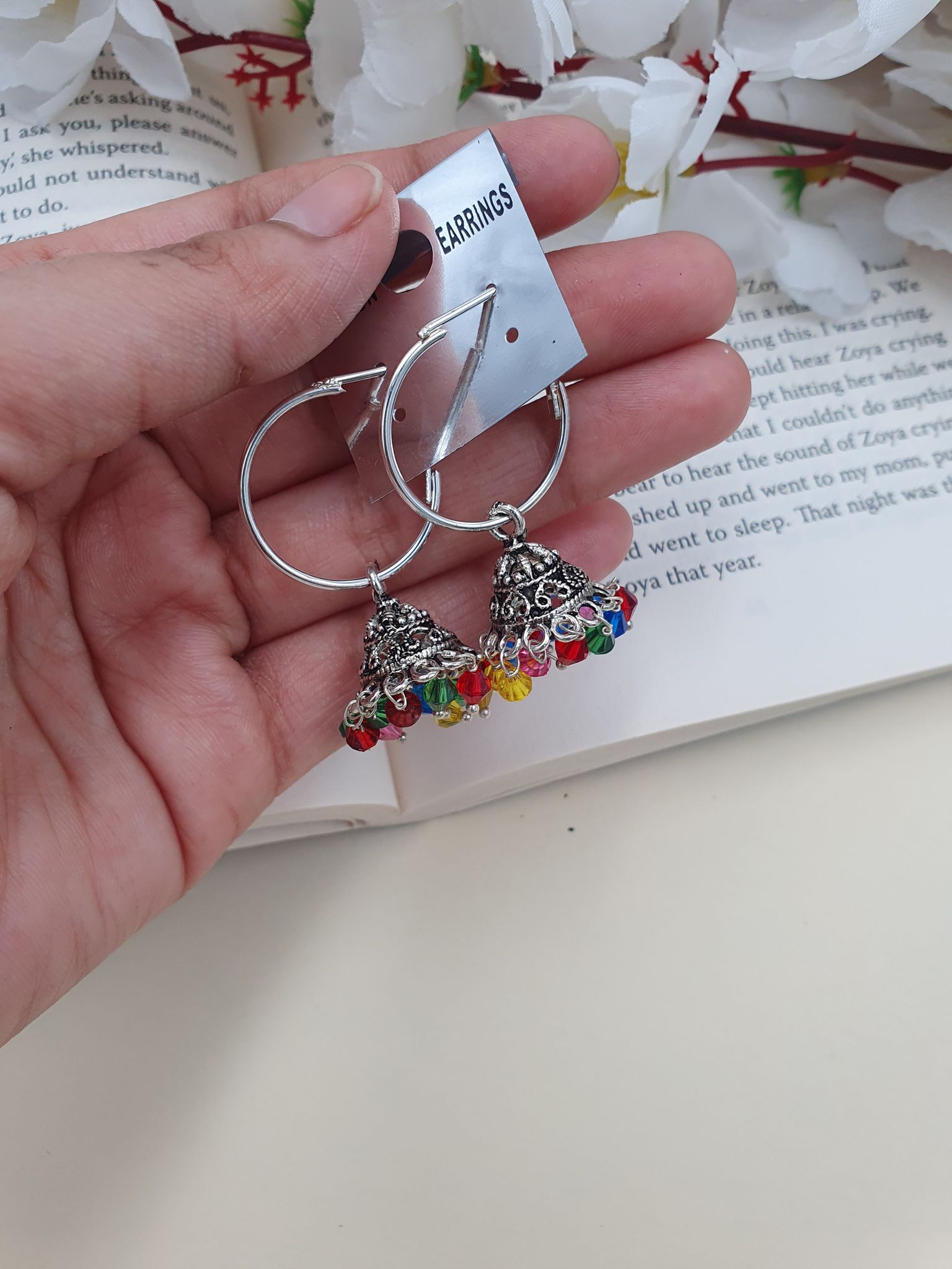 Small Multicolor Earring-Jhumki