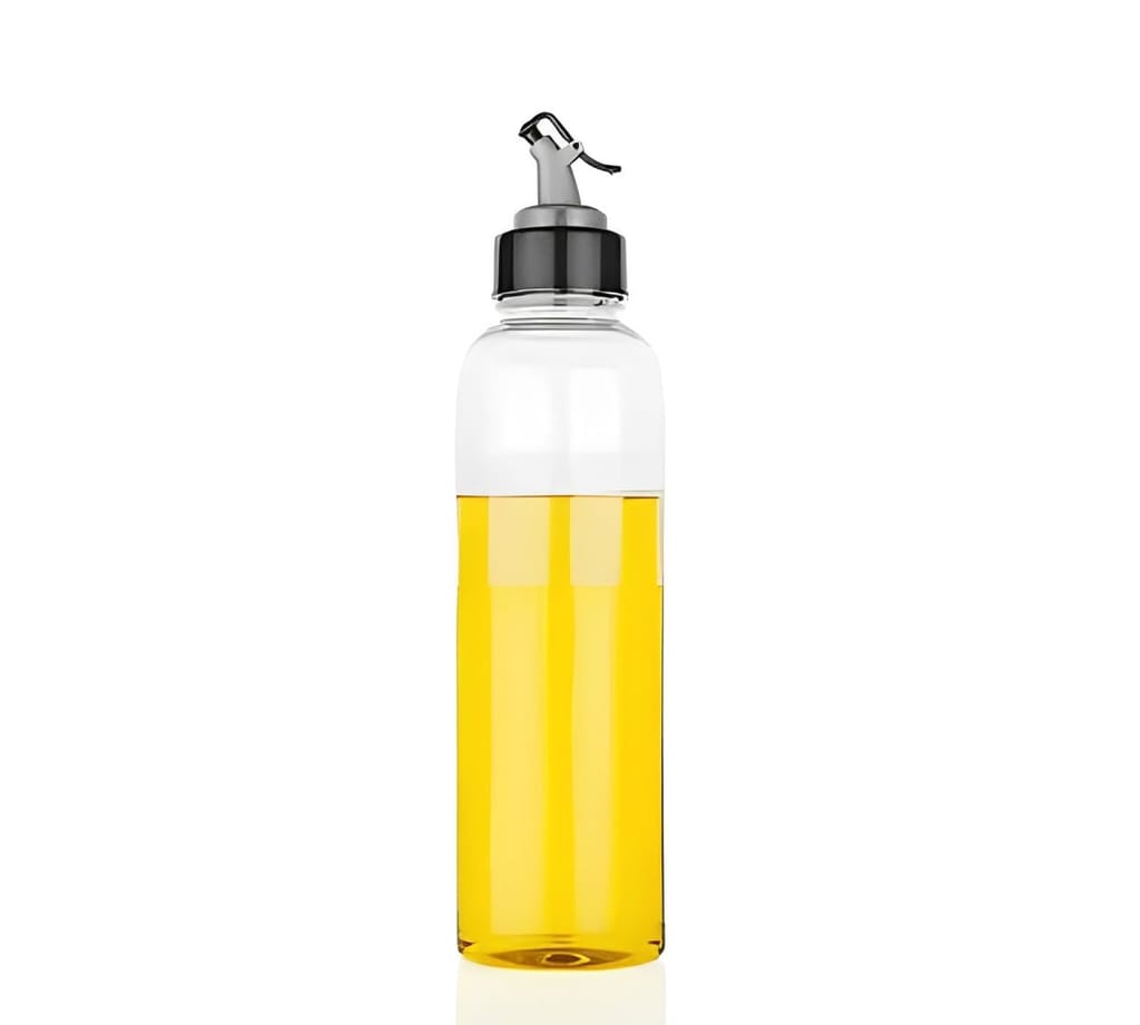Oil Dispenser 1 Litre Cooking Oil Dispenser Bottle Oil Container Kitchen Accessories Items Kitchen Tools (PACK-OF-1-1000ML)