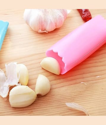 Multi Deal Garlic Peeler Easy and Quick to Peel Garlic Cloves with The Best Silicone Tube Roller (pack of 1)