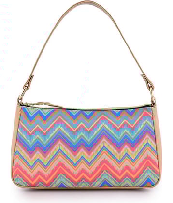 SAKWOODS Handheld Canvas Set of 1 ( Multicolor )