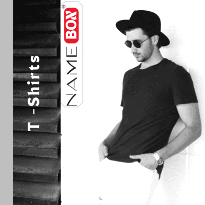 Pure cotton Round Neck T shirt for Men, Black, Size - 40 (M)