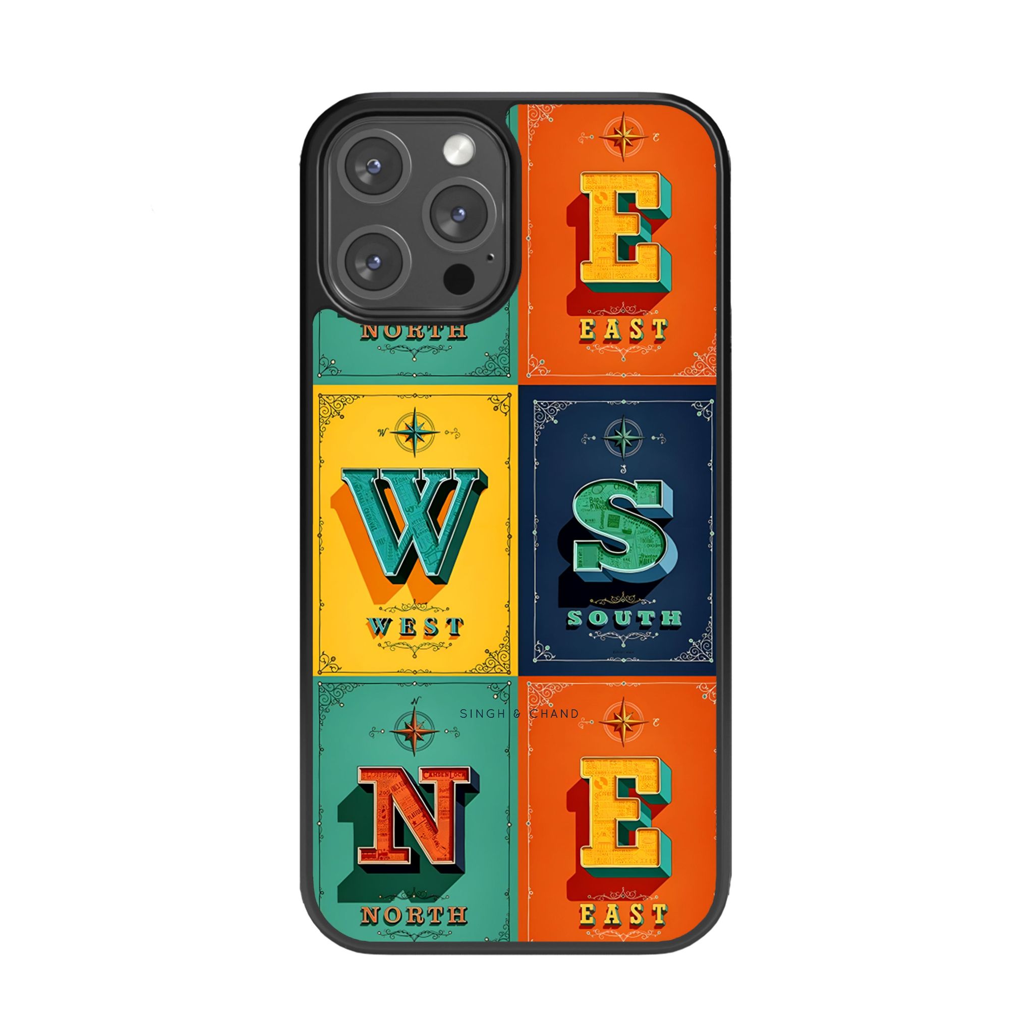 Compass Glass Phone Case