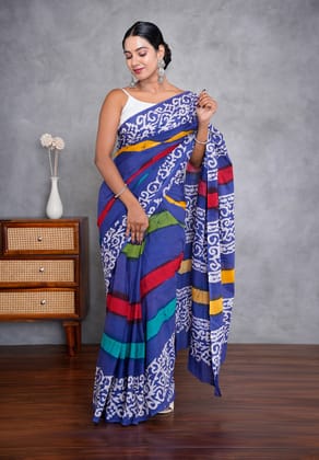 Jaipur Hand Block Print Saree