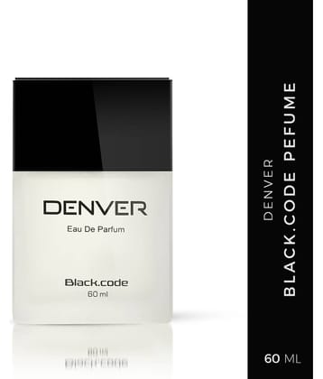 DENVER Black Code Perfume Premium & Long Lasting Eau de Parfum - For Men 60 ml (Pack of 1)