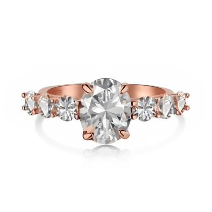 CLEOPATRA RING - Fine Silver-7 / Rose Gold