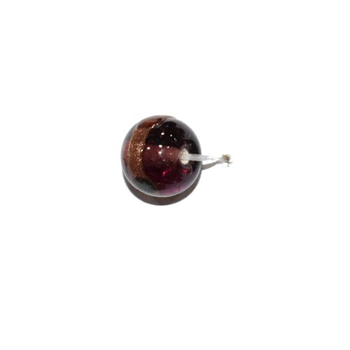 Beadwaala Handmade Fancy Lampwork Glass Beads For Jewelry Making. (Round) SFL-096-Per Packet 25 Pcs / 12 MM