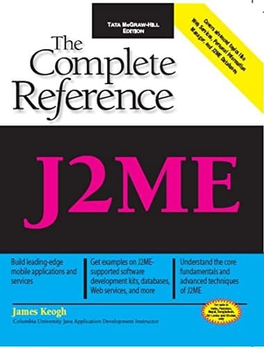 THE COMPLETE REFERENCE J2ME