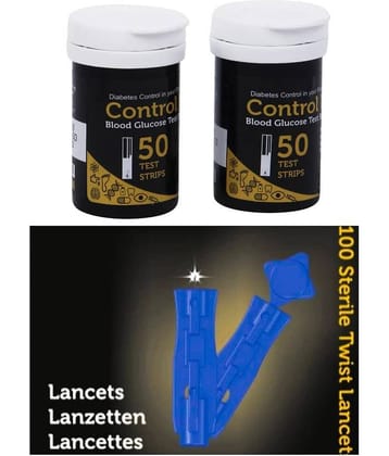 Control D 100 Lancet with 100 Test Strips