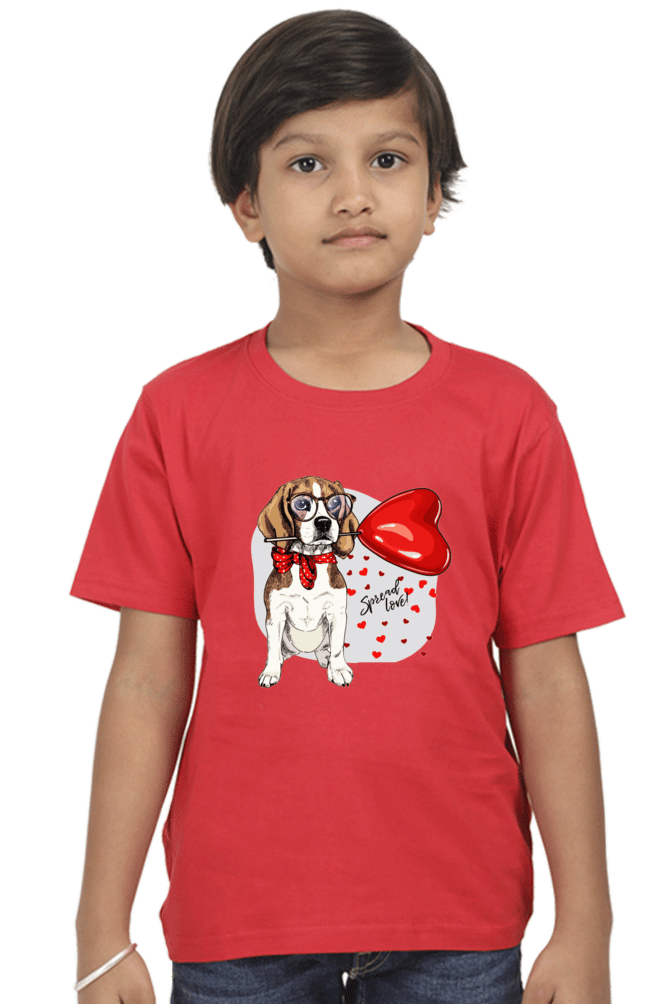 Round Neck T-Shirt (Boys) - Beagle Furever Love (9 Colours)